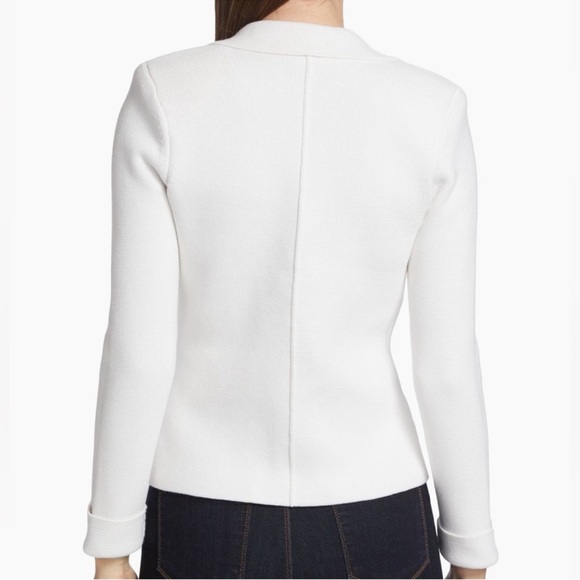L'Agence Sofia White Knit Blazer NWOT - Picture 7 of 12